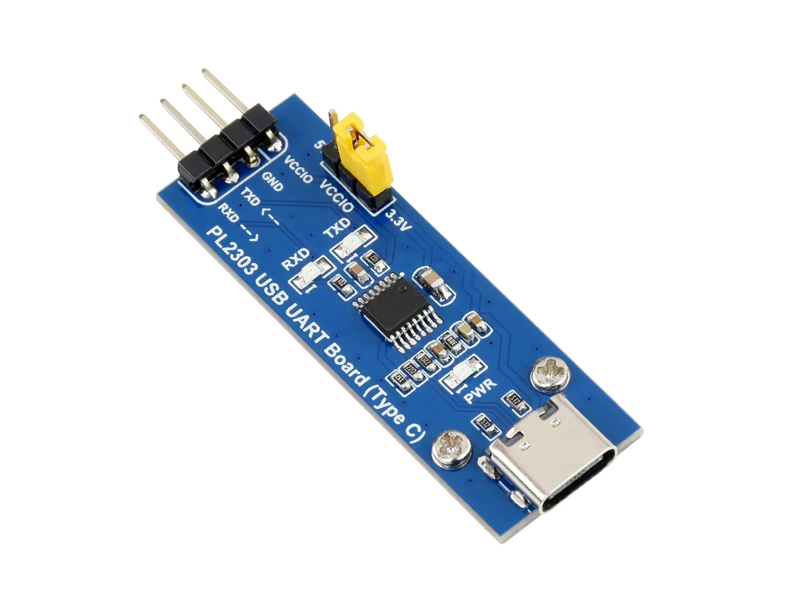 Waveshare-USB para UART Board, Módulo de Comunicação, USB-C Conector, Suporta Windows XP 10 11, Tipo C, PL2303