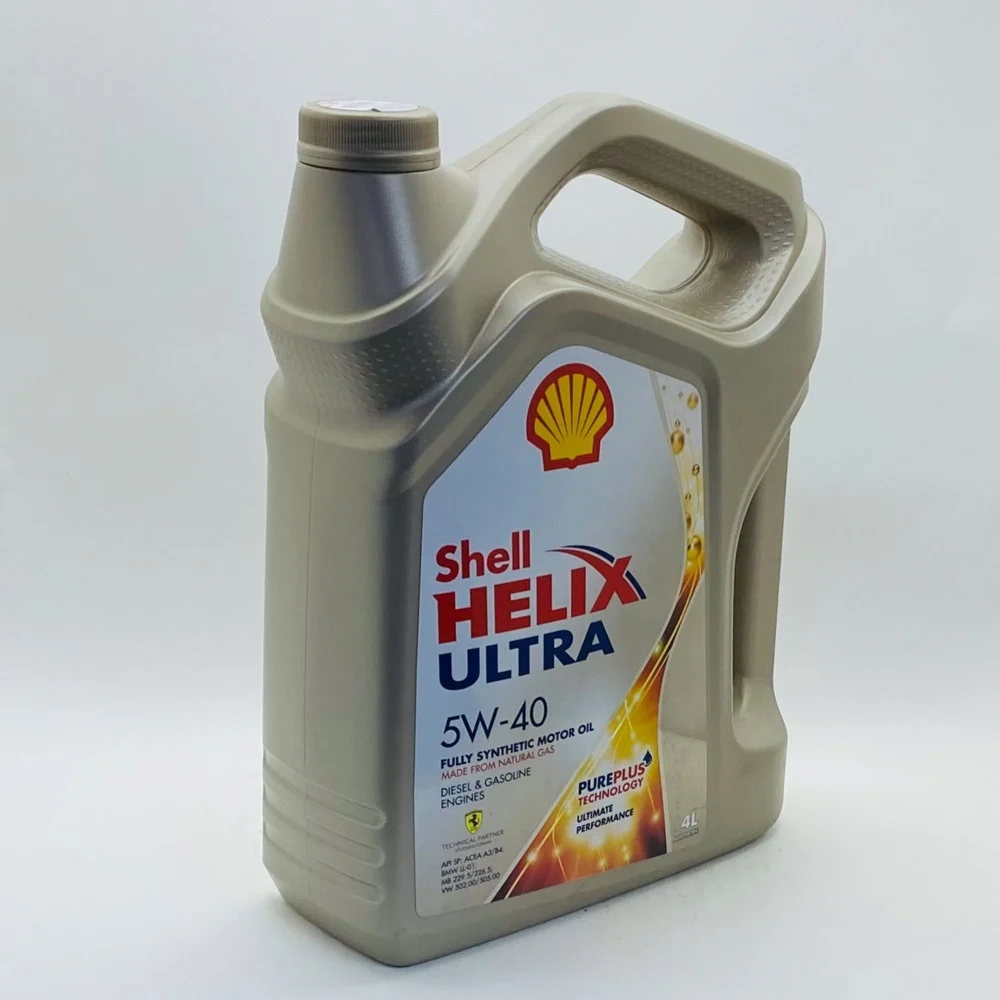مُحَلِّل مُحَدَّد: زيت المحرك Shell Helix Ultra 5W-40 SP، 4 لتر، مُنَاسِب لِكُلِّ مُسْتَخْدِم