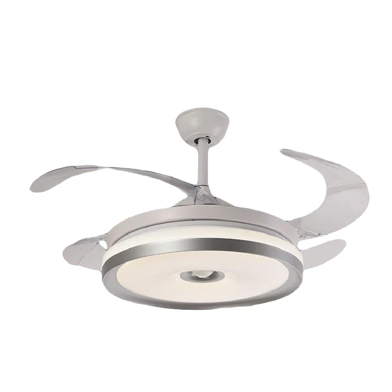 Ceiling fan light, 400 cm diameter LED light, 72 W, with 3 different colors of light, white light, warm, and yellow