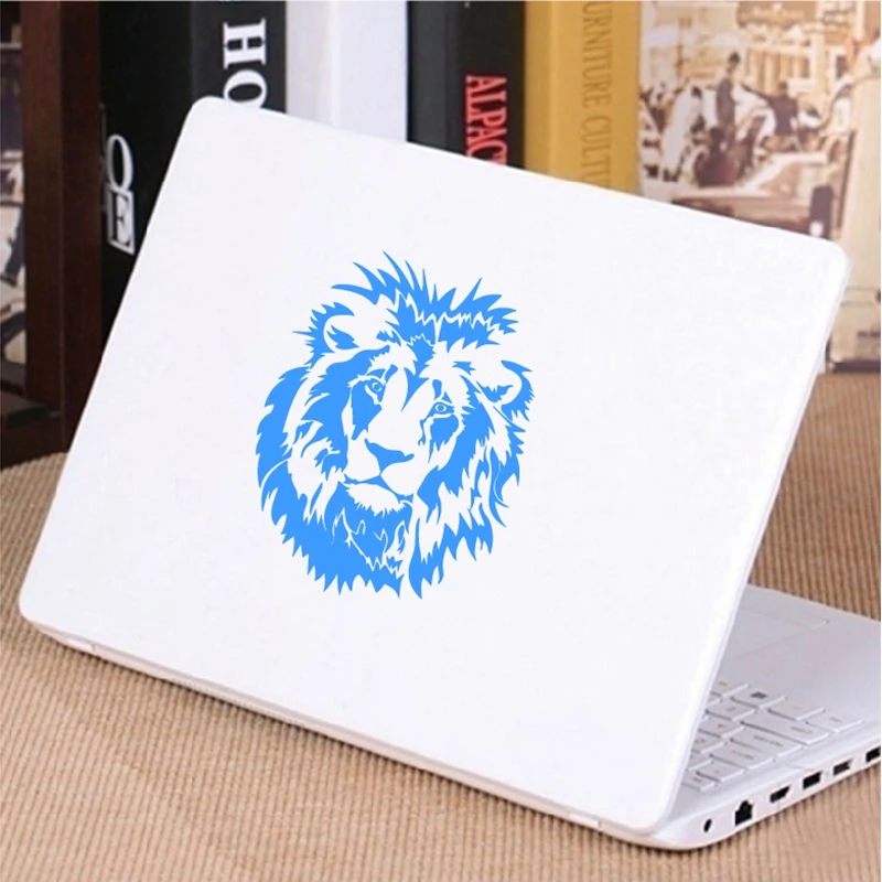Lion Head Wall Decal Car Vinyl Wall Sticker Animal Poster Decoration For Boys Bedroom Living Room Office Home Laptop Decor