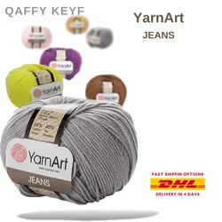 Yarnart Jeans Amigurumi % 55 bawełna % 45 PolyAcr 50gr-160m nici dla lalek włóczki na drutach szydełkowe trykoty DIY Loop trikotin