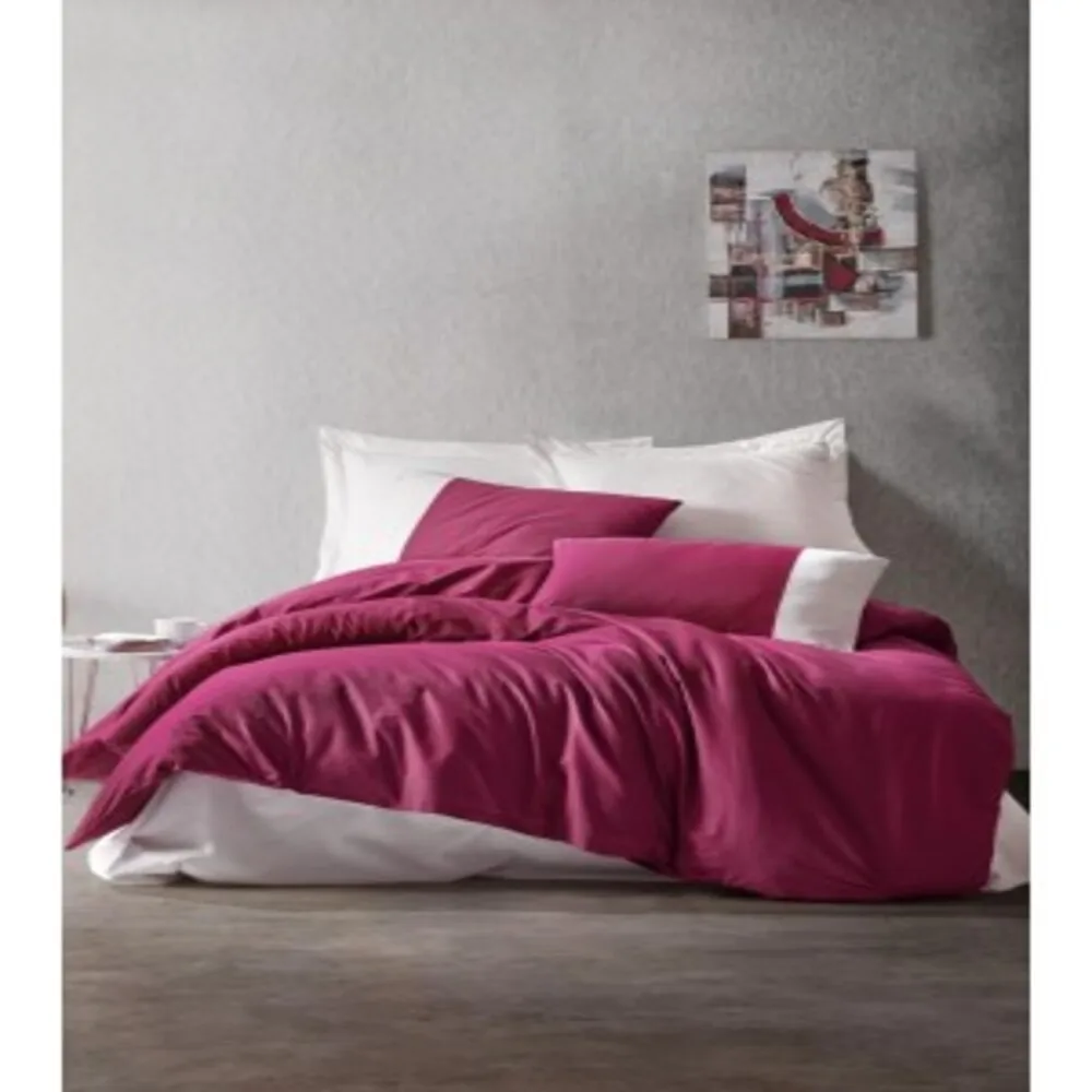 Cotton Box New Plain Duvet Cover Set - 100% Cotton Duvet cover: 160x220 Bed sheet: 160x240cm