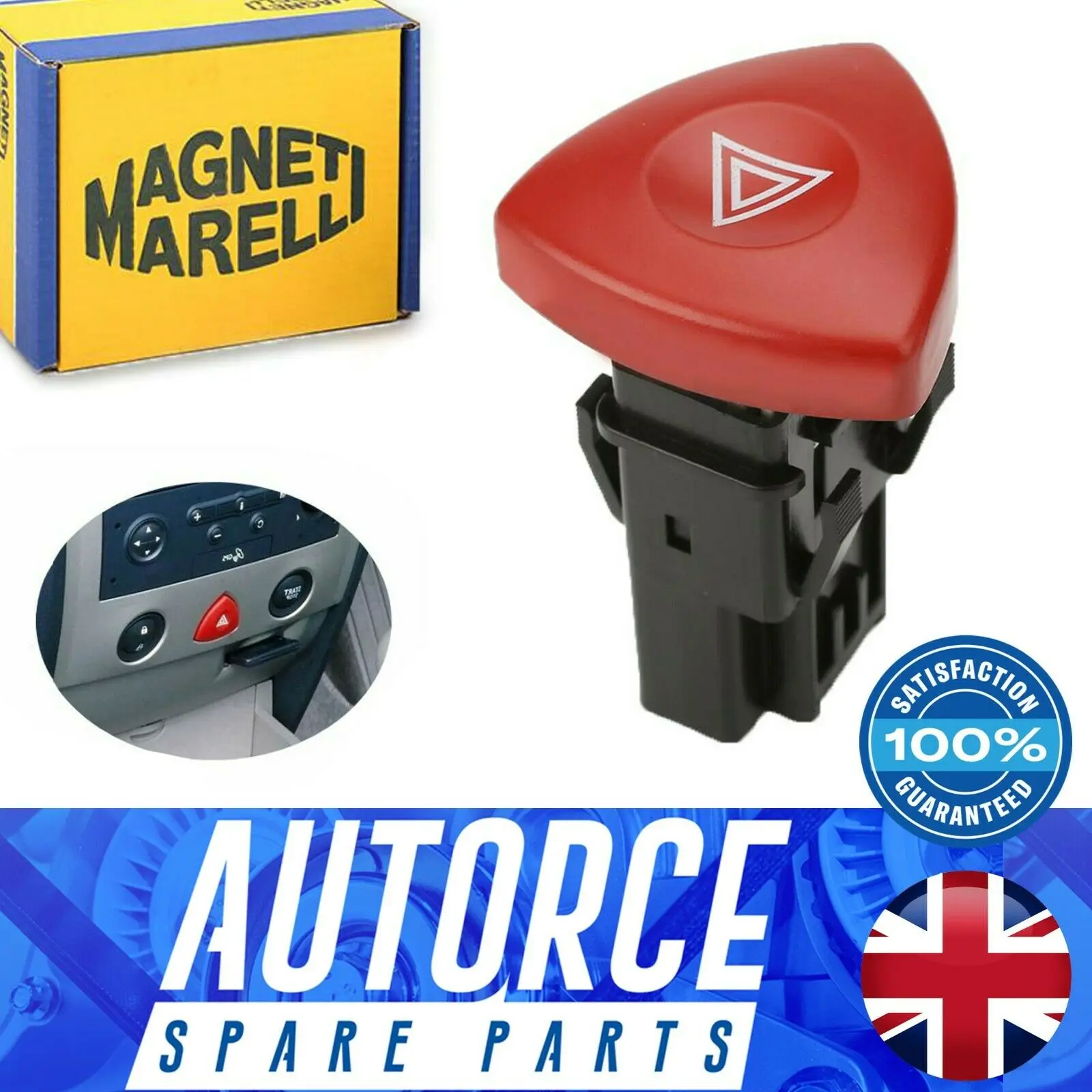 FOR RENAULT TRAFIC LAGUNA VAUXHALL VIVARO NISSAN PRIMASTAR WARNING SWITCH BUTTON FITS 8200442724, 93856337, 093865956,8200442724