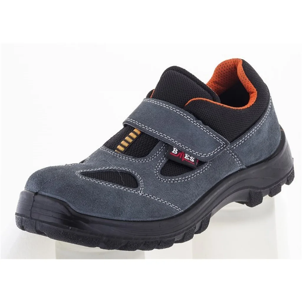 Safety Shoes, Steel toe, steel midsole, suede leather , work, antistatic, anti-static, PU sole, shock absorbing heel