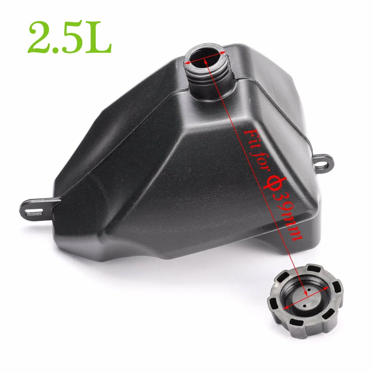 TDPRO 2.5L Motorcycle Petrol Gas Fuel Tank+Cap For 50cc 70 90cc 110cc 125cc Quad Pit Dirt Bike ATV 4 Wheeler Buggy