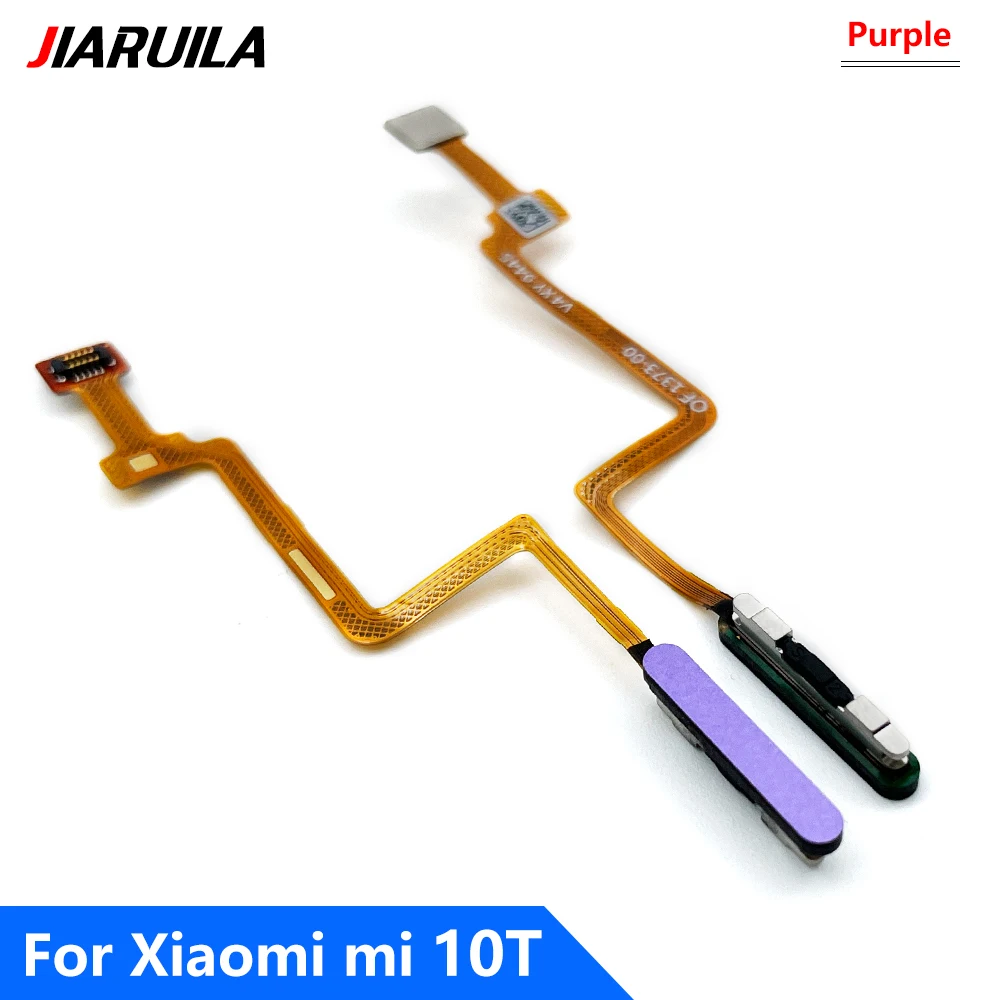 For Xiaomi Mi 10T Pro / Mi 10T Lite Home Button Fingerprint Sensor Touch ID Flex Cable Ribbon Replacement Parts