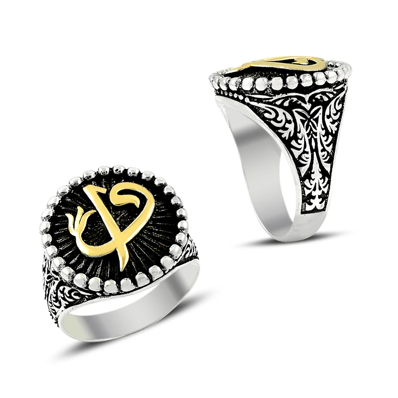 925 Silver Handcraft Religious Men Rings