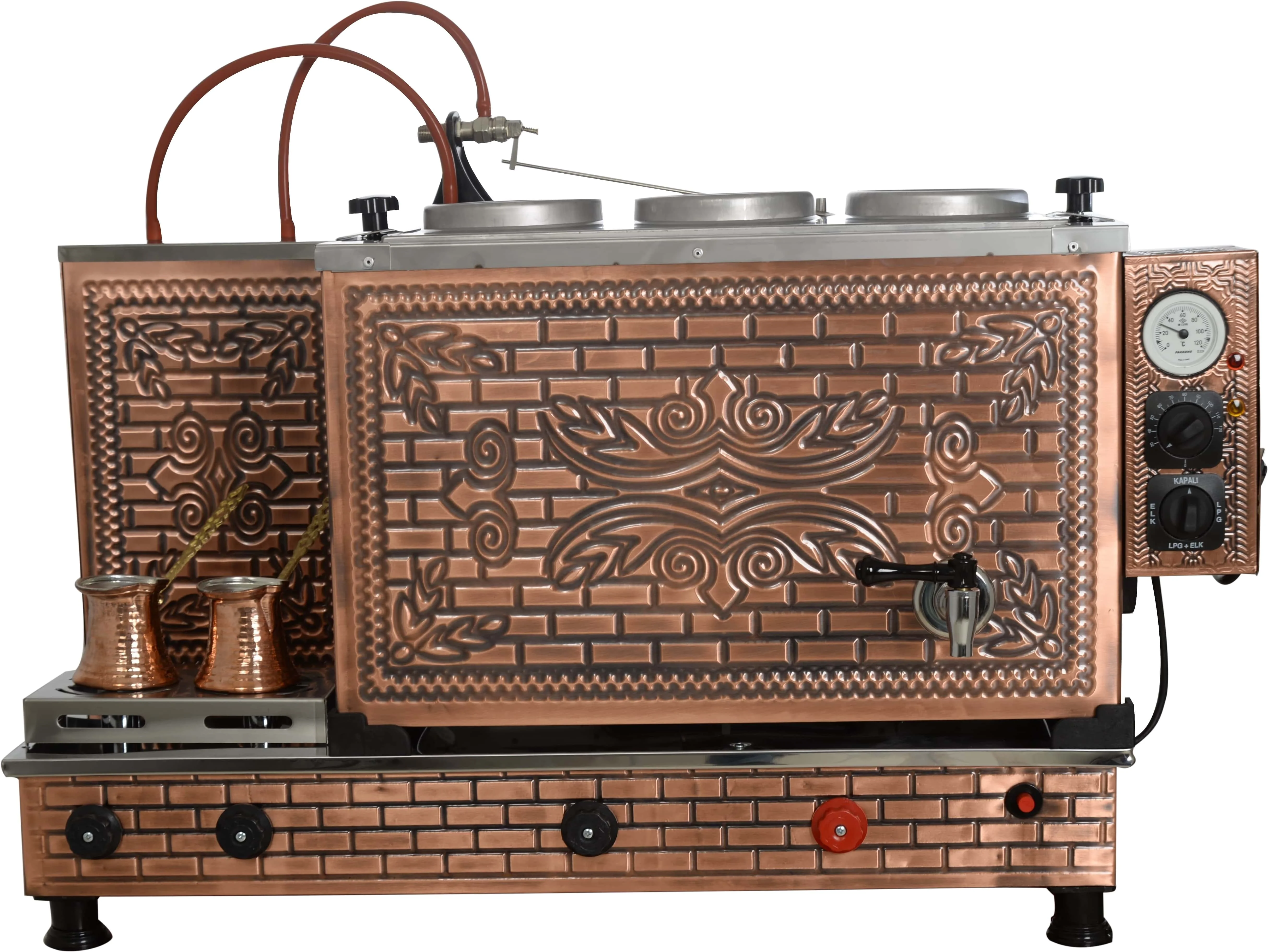 

KUTLU BRICK 3 COPPER TEA MACHINE