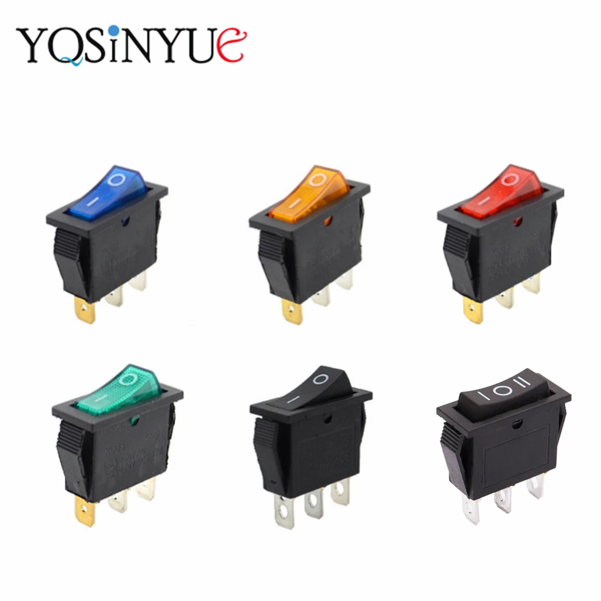 KCD3 Rocker Switch ON-OFF 2 Position 2 Pin 3 Pin Elektrische Ausrüstung Mit Licht Power Taste 16A 250VAC 20A 125VAC