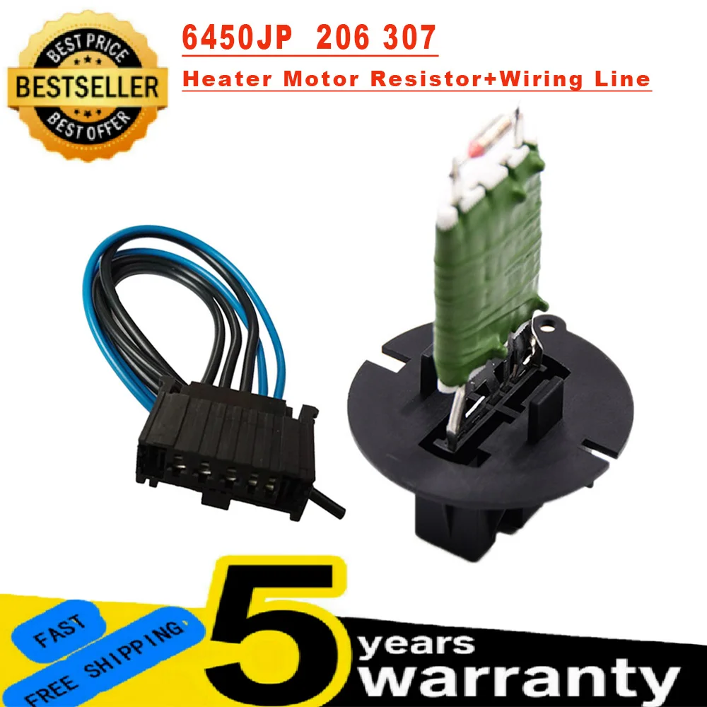 Blower/Heater Motor Resistor Or Wiring Line 6450JP 206 307 for Peugeot Citroen C3 Xsara Picasso 6450.JP 6445ZL 6445KL