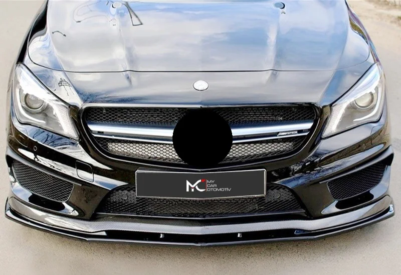 Max Design Front Bumper Lip For Mercedes Cla45  W117 High Quality 2013-2016 car accessories splitter lip spoiler car tuning