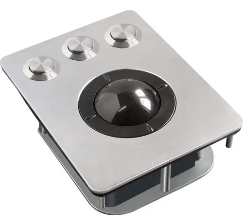 Industrial Embedded Roller Or Mechanical 36Mm Trackball With 3 Buttons