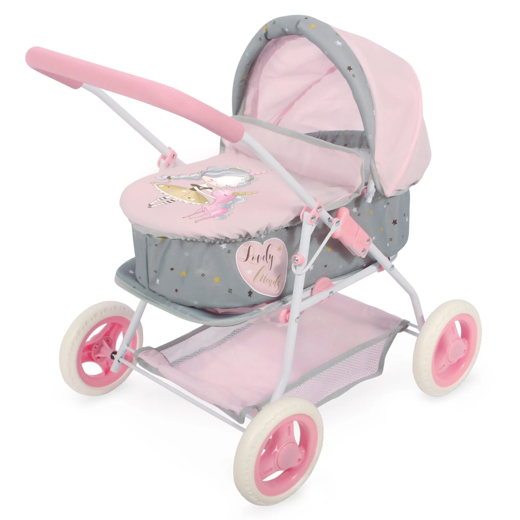 Doll stroller, cuckoo and stroller 3 in 1 Lovely Friends CB Toys, dolls for girls, babies newborn accessories, doll accessories, doll carriage for girls, baby reborn doll carriage