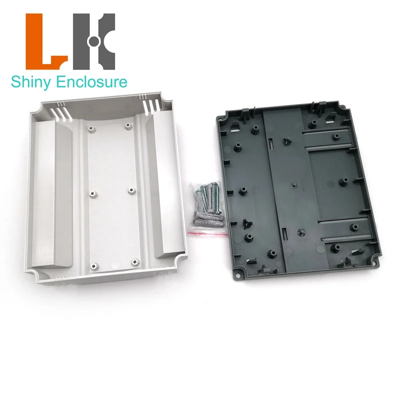 LK-DR24 High Quality Industrial Plastic Enclosures Abs Din Rail Housing Distribution Box 173x138x57mm