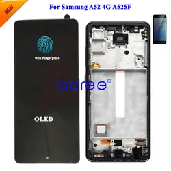 Display  OLED LCD For Samsung A52 LCD A525F Lcd For Samsung A52  A525F  LCD Screen Touch Digitizer Assembly