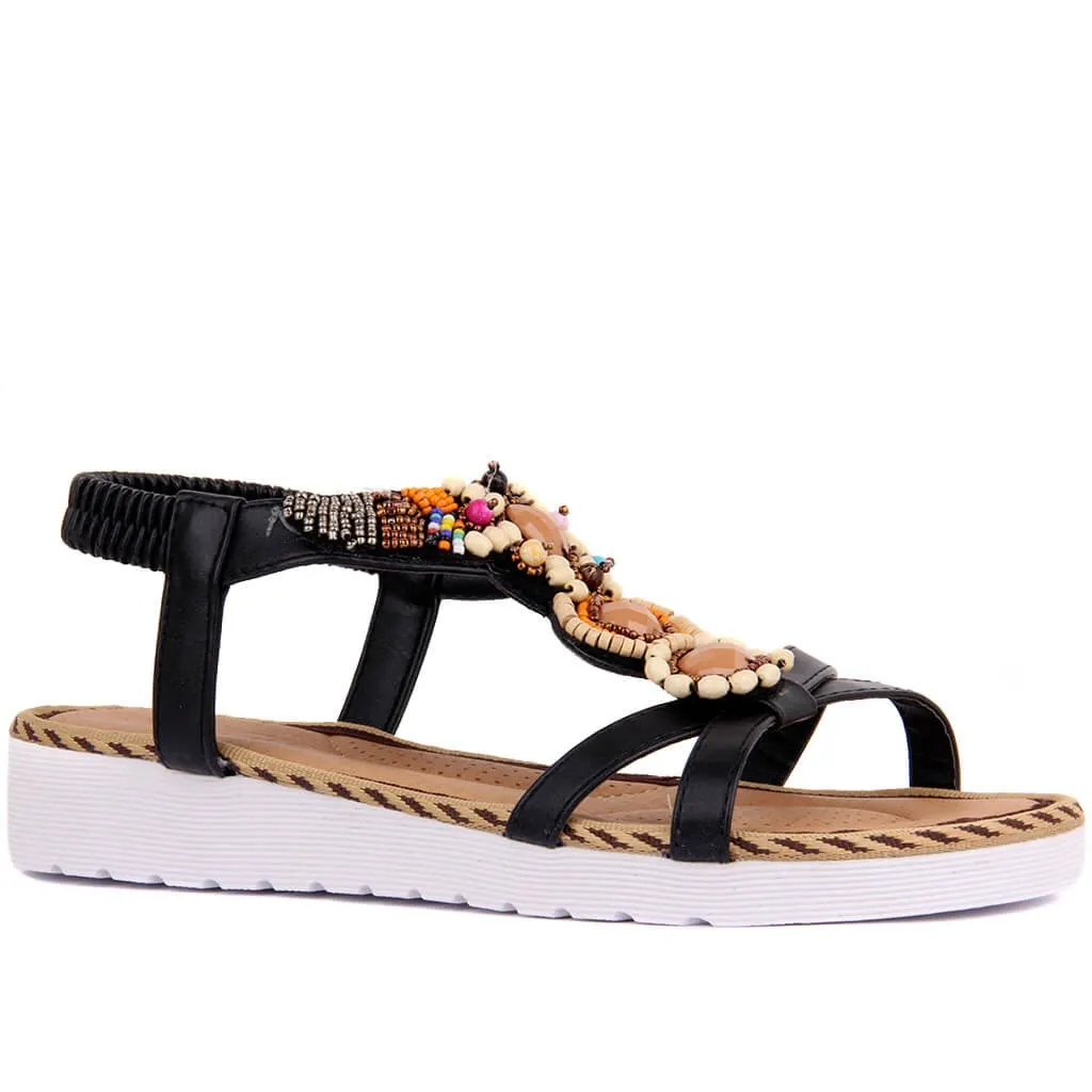 Guja-Noir Sandales Femme