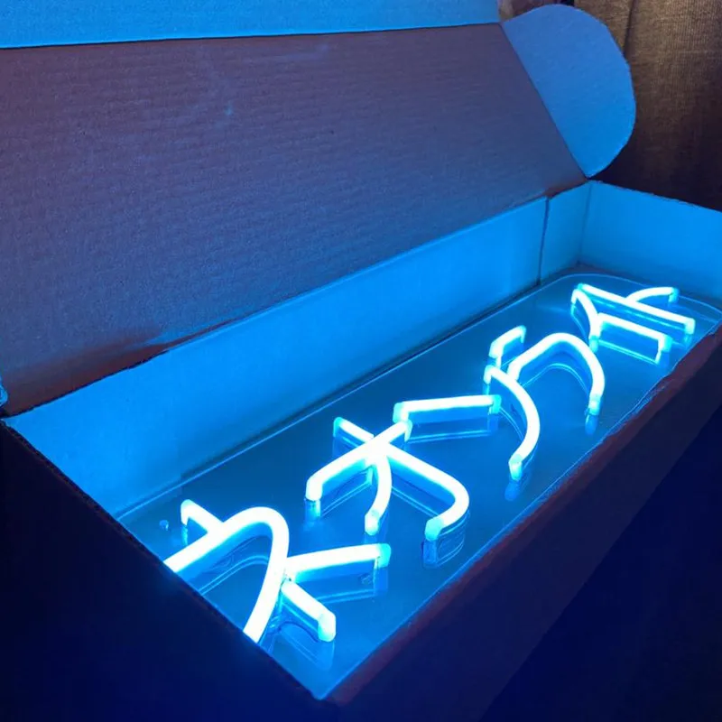 Aangepaste Japanse Karakters Usb Neon Teken Led Flex Letter Board Muur Opknoping Decoratie, Neem Contact Op Met De Verkoper Voordat U Bestelt