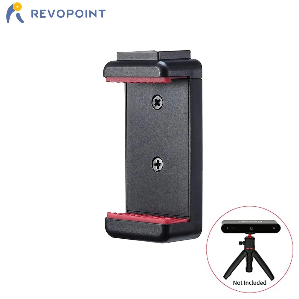 Revopoint Phone Holder for POP 3D Scanner Clip Cell Phone Holder Adjustable Phone Mount for 4 to 7 inch Smartphones Attachment