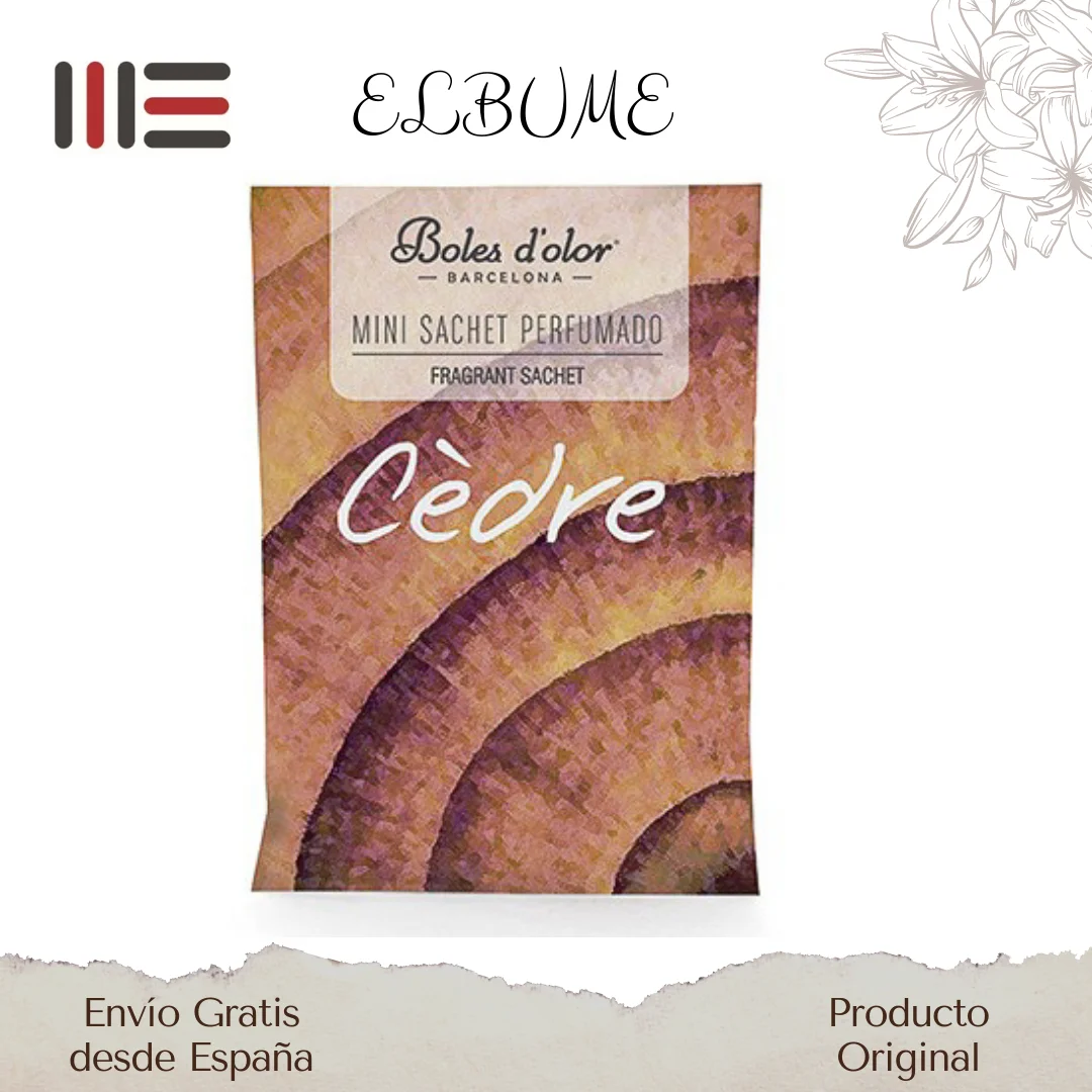 CEDRE perfume air freshener Boles fill your closets, car, drawers, clothes boxes, closets of nice scented aromas. The small environment that does not take up space lasts 6 months active.