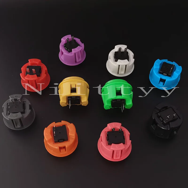 

100pcs Arcade Sanwa Copy OBSF-30 Push Button 30MM Buttons Round Button Arcade Joystick DIY Kit