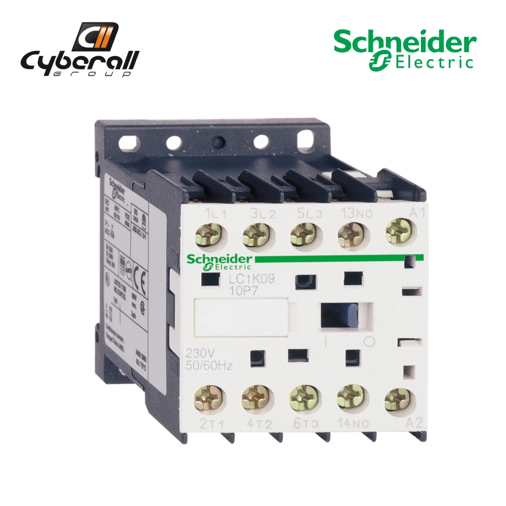 Schneider Electric-Cyberall-TeSys K - 3P Contactor connector (3 NA) - AC-3 - 440 V 12 A - 230 V with AC coil