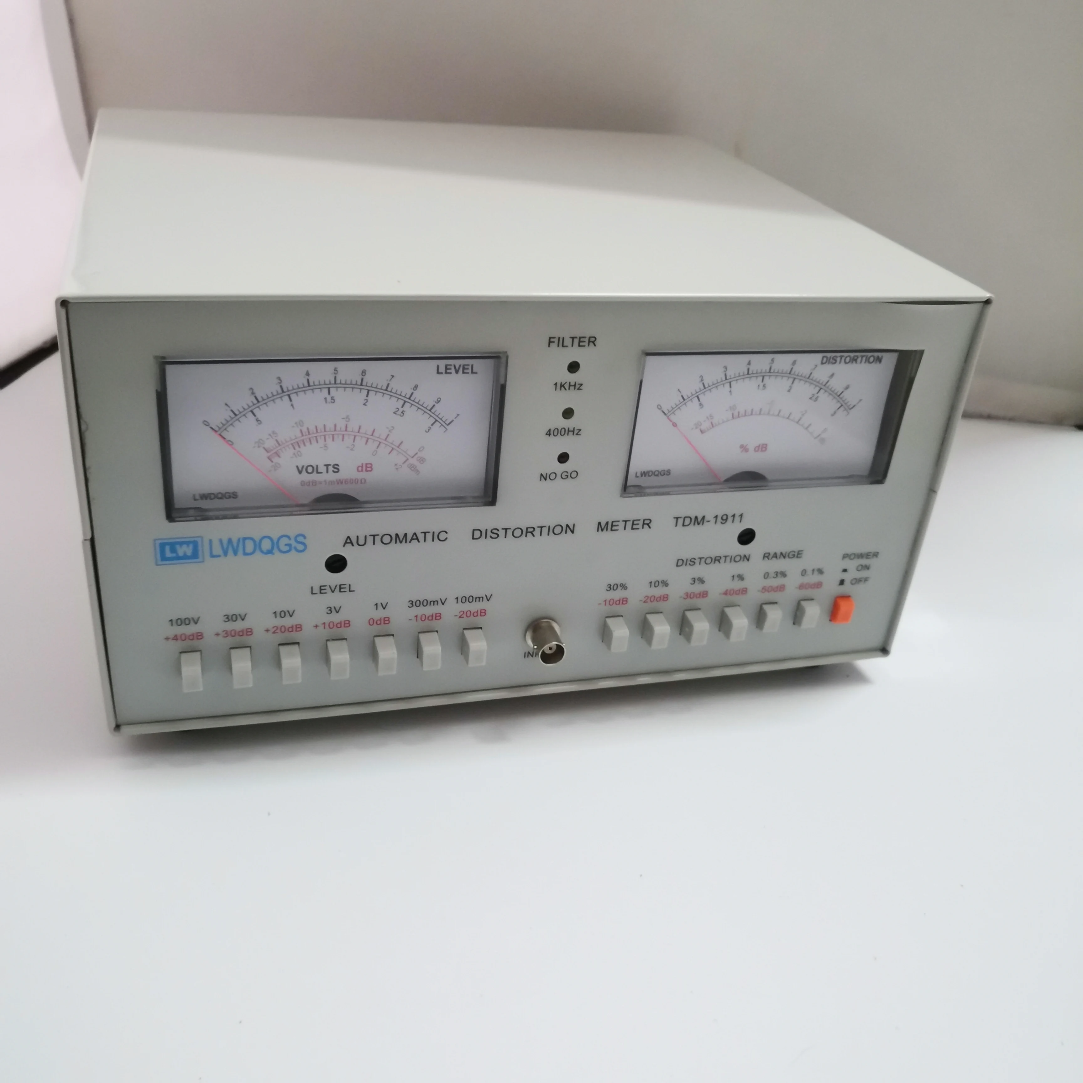 TDM-1911 Automatic Distortion Meter 0.01% - 30% Audio Signal Distortion Analyzer