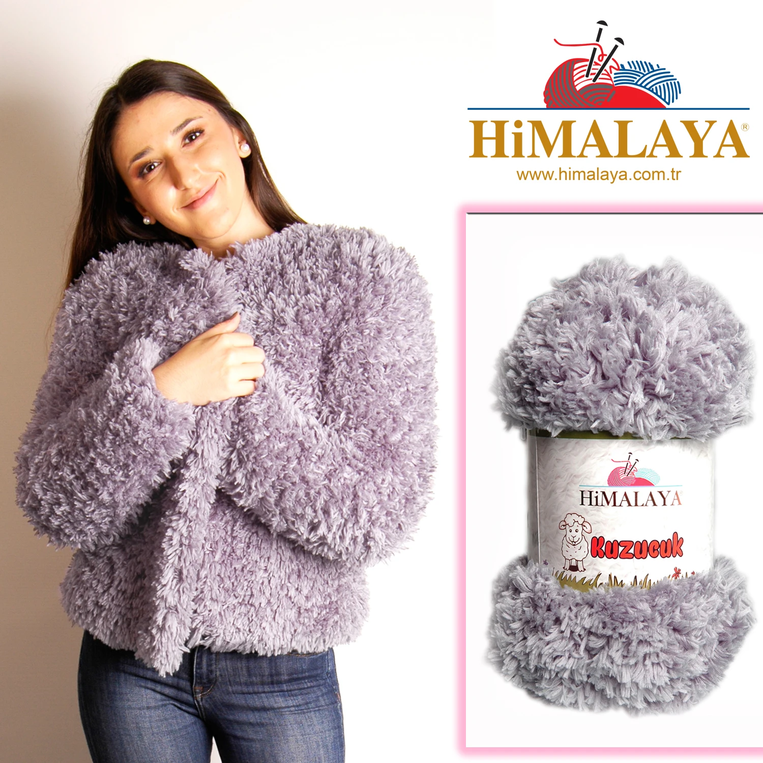 Himalaya Kuzucuk Hand Knitting Feather Yarn Crochet 200g Eyelash Fluffy Fur Soft Mink Mohair Merino Wool Kid Baby Lamb Amigurumi