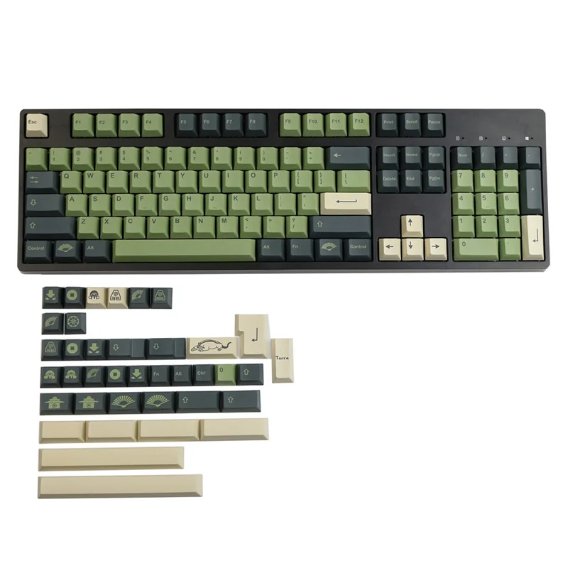 

GMK Terra Keycap PBT Cherry Profile Keycaps 140 Keys For dz60/RK61/64/gk61/68/75/84/87/96/980/104/108 Mechanical Keyboard