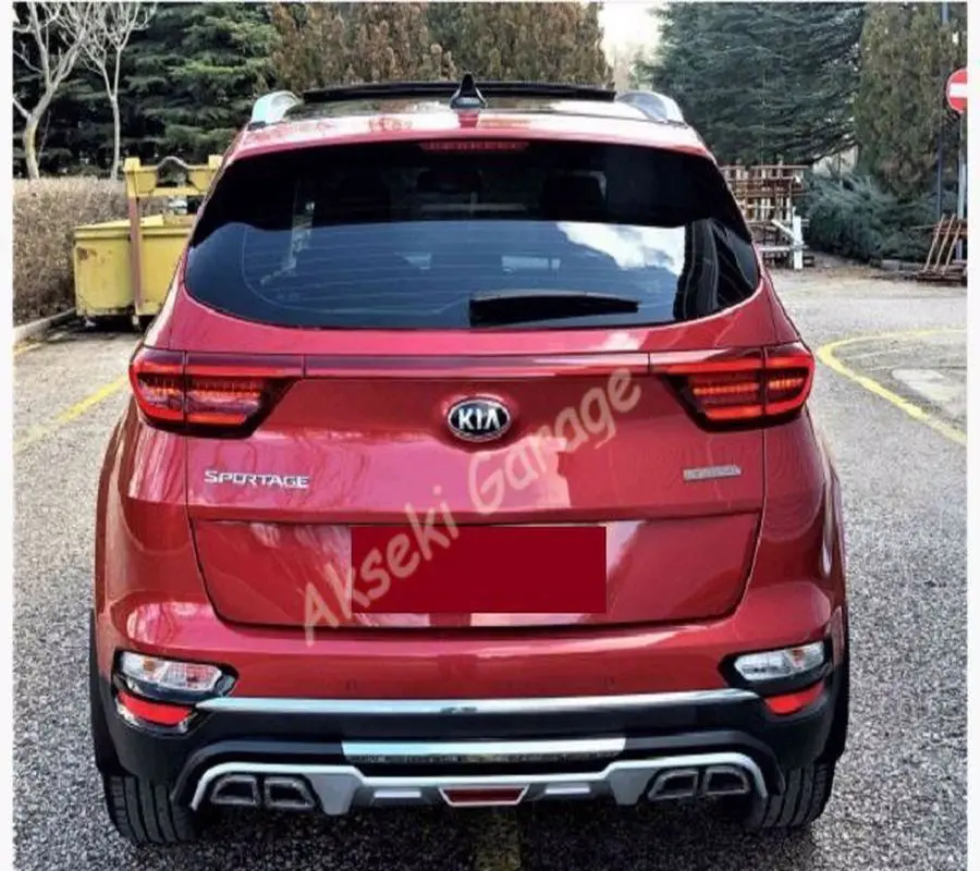 FOR Kia SPORTAGE 2018-2019-2020-2021-  OEM REAR GUARD DIFFUSER bumper auto styling car accessories flap modify spoiler hot new