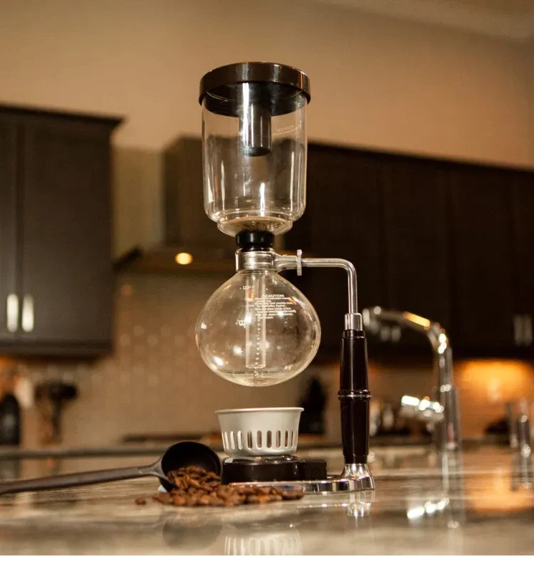 Japanese Style Siphon coffee maker Tea Siphon pot vacuum coffeemaker glass type coffee machine filter