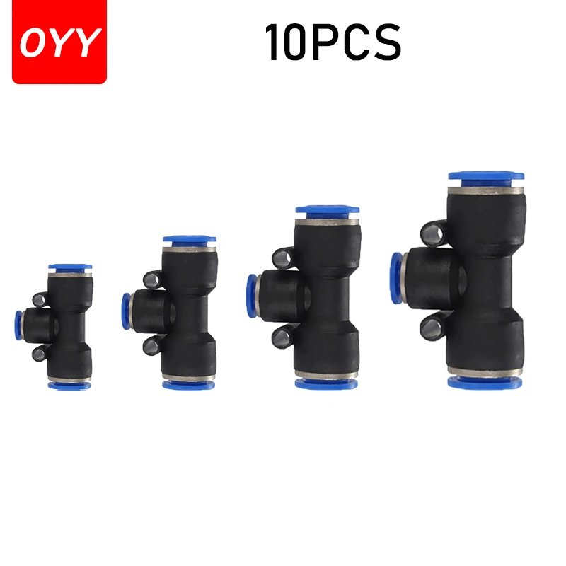 

10PCS PEG6-4 PEG8-4 PEG8-6 PEG10-6 PEG10-8 PEG12-10 Pressure Regulator Throttle Valve Compressor Accessories Pneumatic Fitting