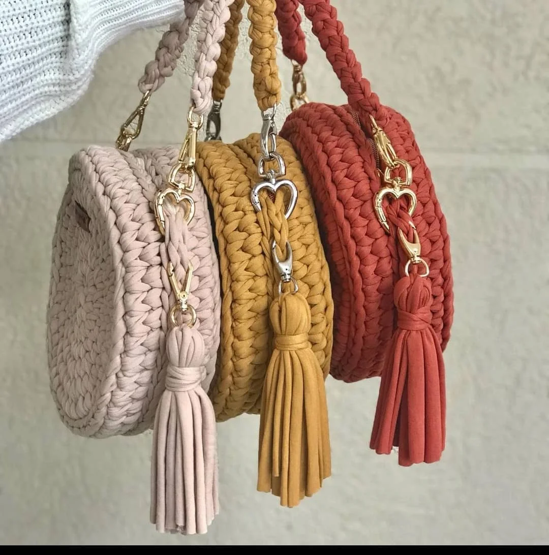 Handmade Bag Knitted Bohemian Women Casual Fashion Summer Bohemia Vacation Handbag Female