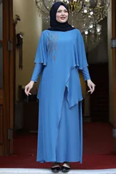 Women's Fashion dresses Kaftan Islamic Clothing Evening Dress Women's long Muslim dress Women Dress Ramadan abayas