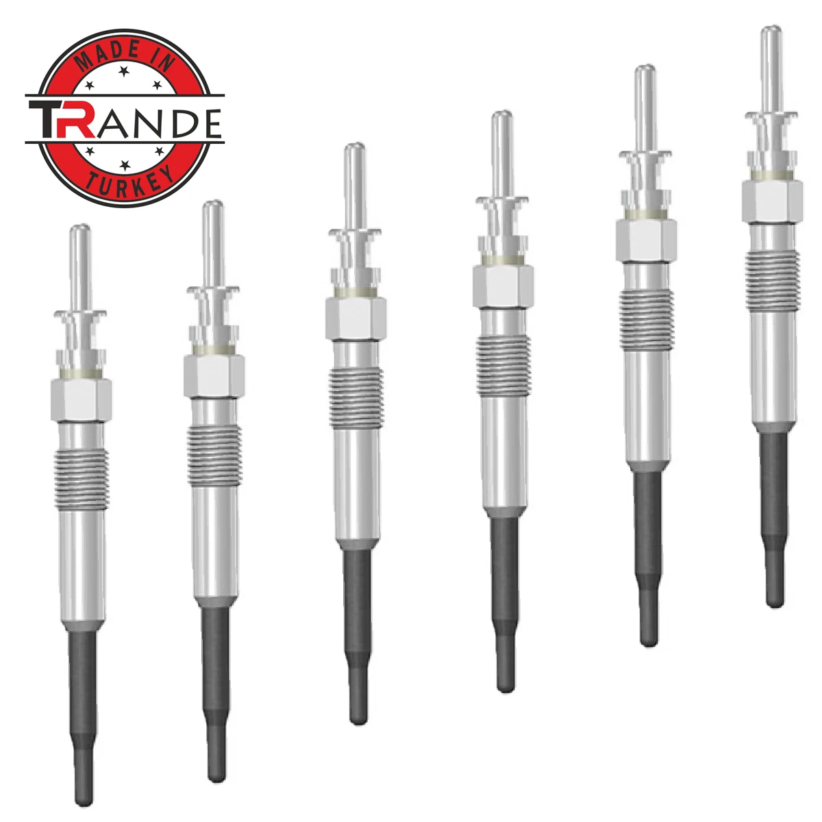 Trande Diesel Engine Heater Glow Plug 6 Pcs 7V For 0250603009 Made In Turkey Trande Store Guarantee