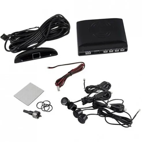 Parking and parking Sensor, with screen, 4 parking sensors installation rear bumper 12V