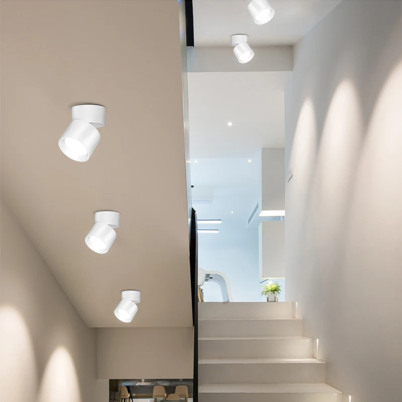 Ceiling Lamp Led Spotlight Downlights Mini Spot Light 220V LED Spot Lights COB  Spots  Foldable Track Light For Home Kitchen