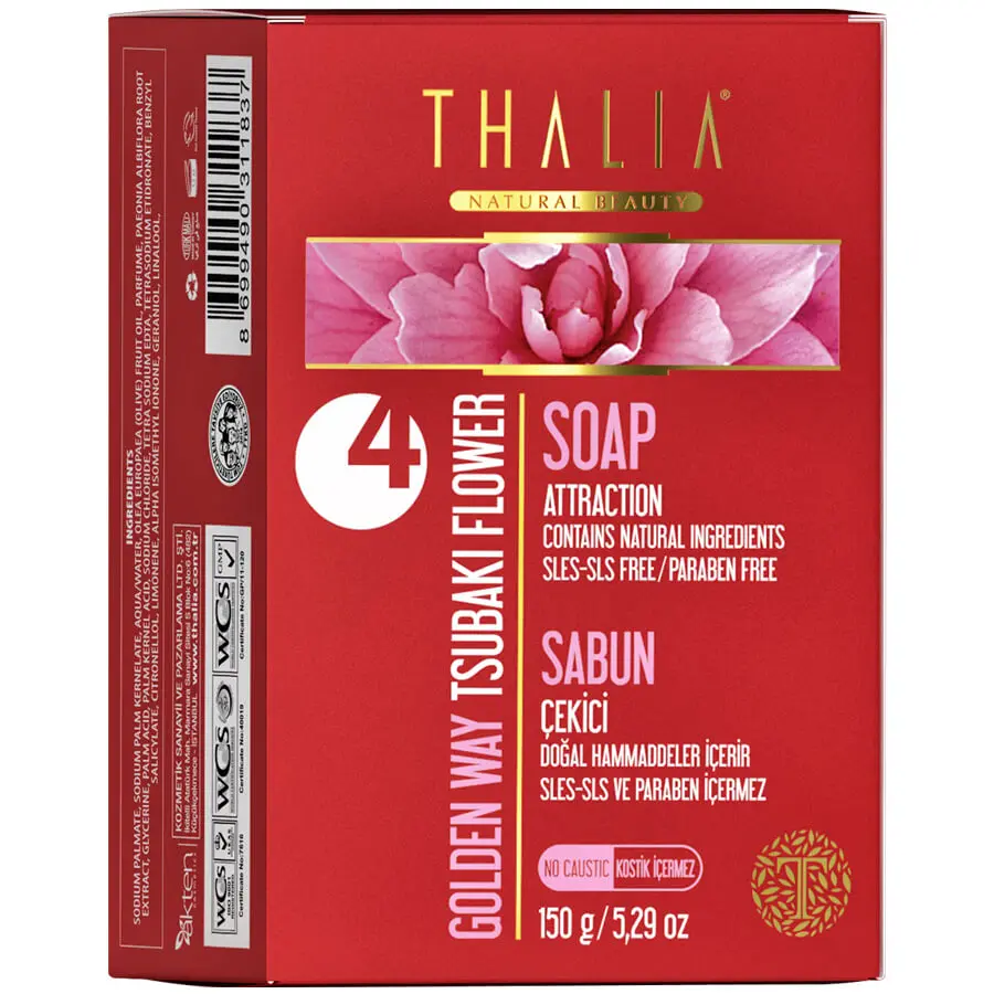 Thalia Golden Way (Japanese Rose Oil) Solid Soap 150 g / Paraben Free.