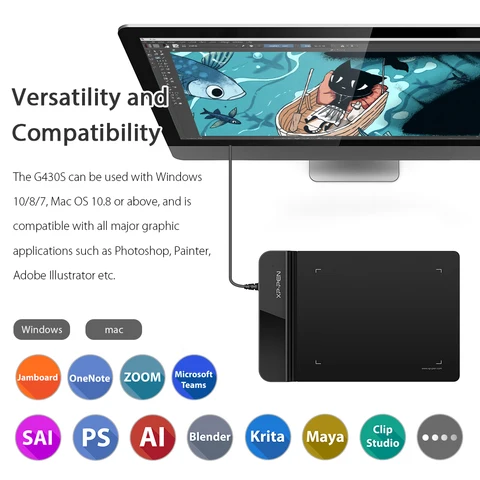 XPpen Star G430S графический планшет
