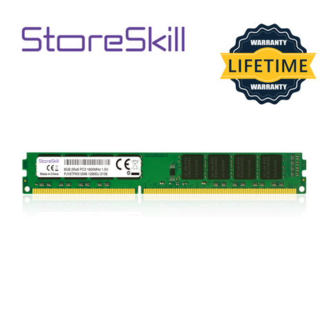 StoreSkill Mémoire DDR3 2 Go 4 Go 8 Go 1333 MHz 1600 MHz 10600 12800 1,5 V Ram de bureau