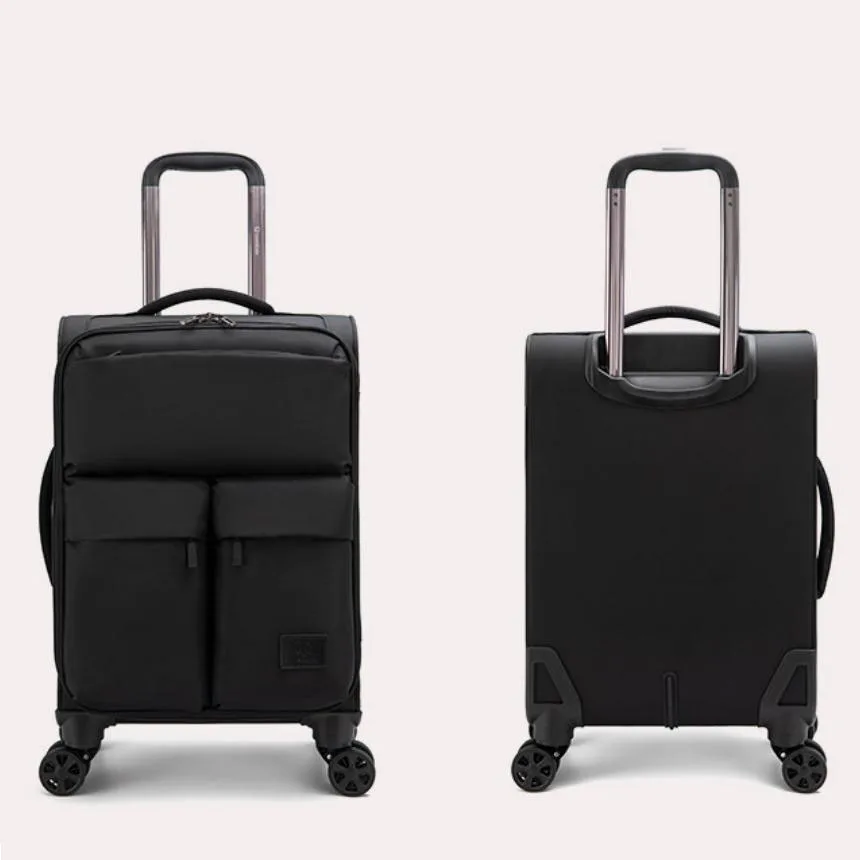 20 "24" 28 "viagem carry-on macio lona expansível luxo mala sobre rodas trolley rolando bagagem embarque caso frete grátis