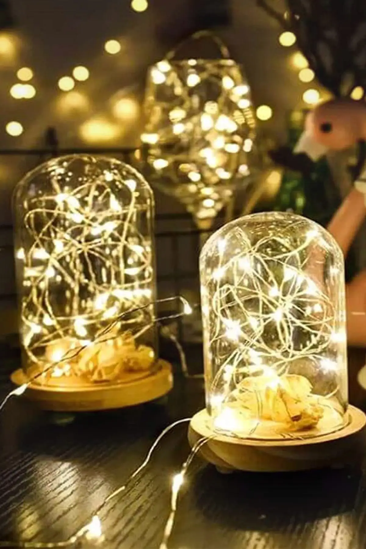 Led Light 5 Metres Yellow Lighting Bright Functional With Battery Free Shipping