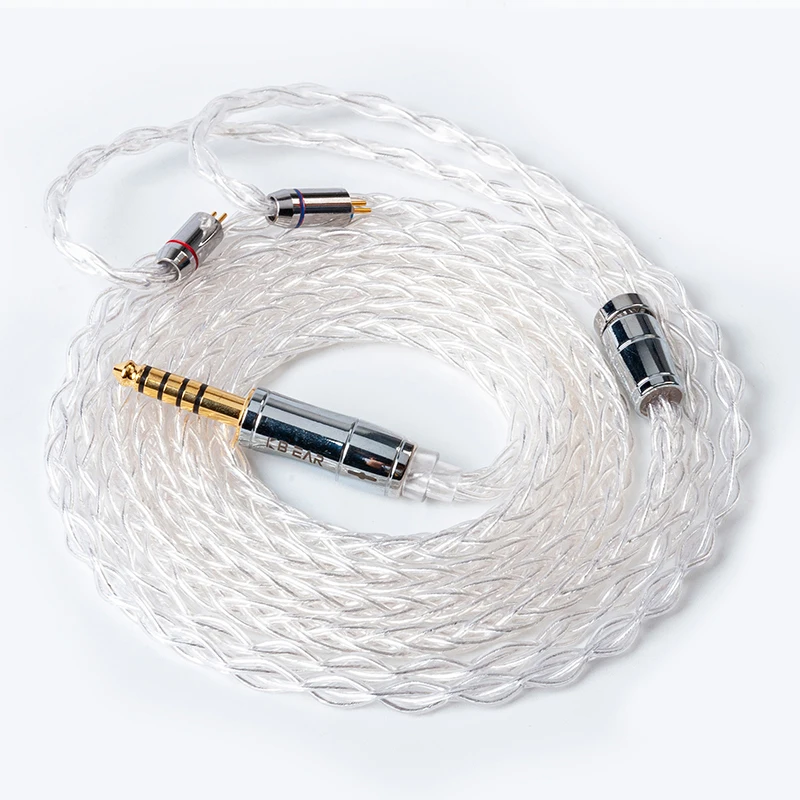 アクセサリー K KBEAR Limpid Pro 8 コア純銀ケーブル 2Pin/QDC/TFZ/MMCX 3.5mm KZ ZSX