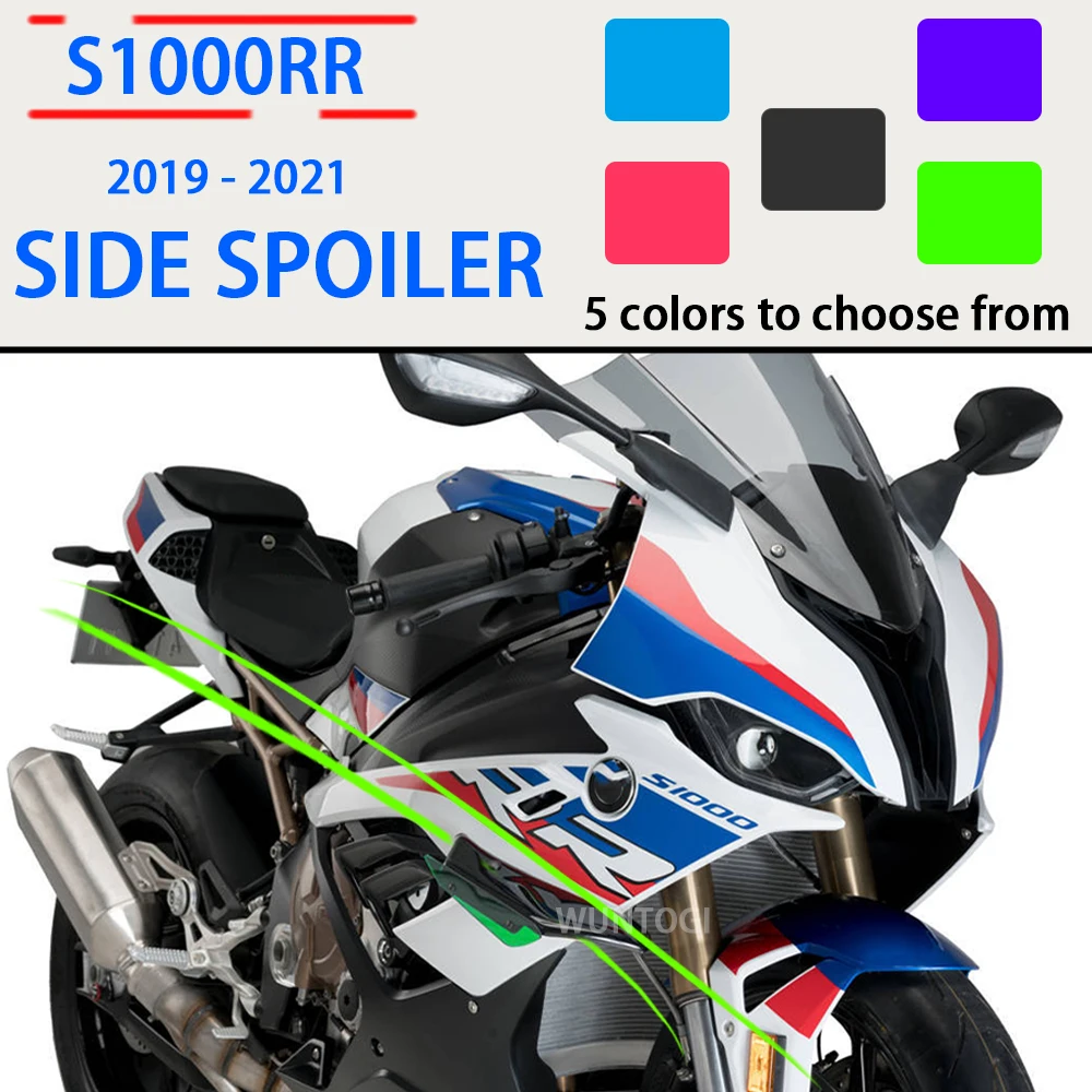 S1000RR Deflector For BMW S1000RR S 1000 RR S1000 RR Side Downforce Sport Spoilers Side Deflector Aerodynamic Fixed Wing