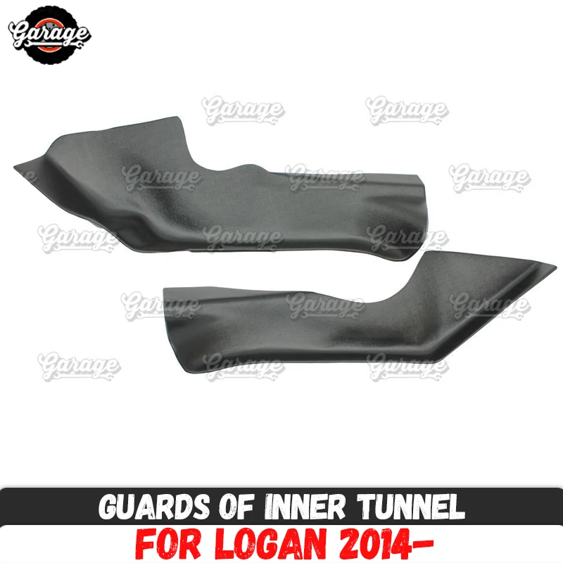 Guards of inner tunnel for Renault Logan 2014- ABS plastic accessories protect of interior molding car styling tuning