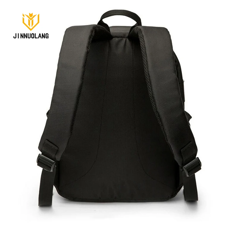 JINNUOLANG New Outdoor Portable Waterproof Scratch-proof Dual Shoulders Backpack Camera Bag Digital DSLR Photo Video Bag M Size