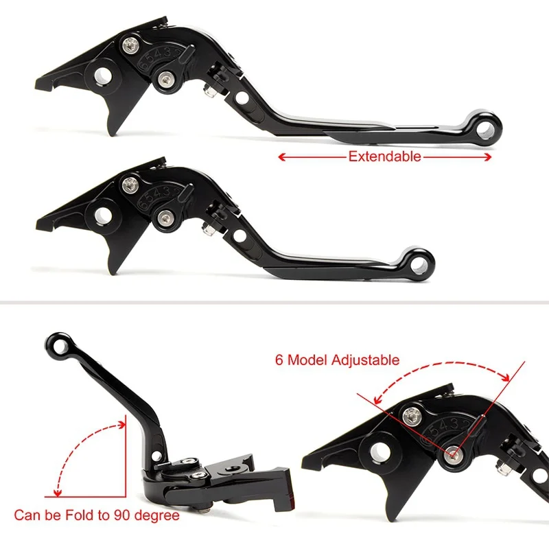 For YAMAHA TMAX 530 560 Tmax560 TMAX530 SX DX 2012-2019 2020 2021 Motorcycle CNC Aluminum Clutch Brake Levers Tech Max Tmax 560