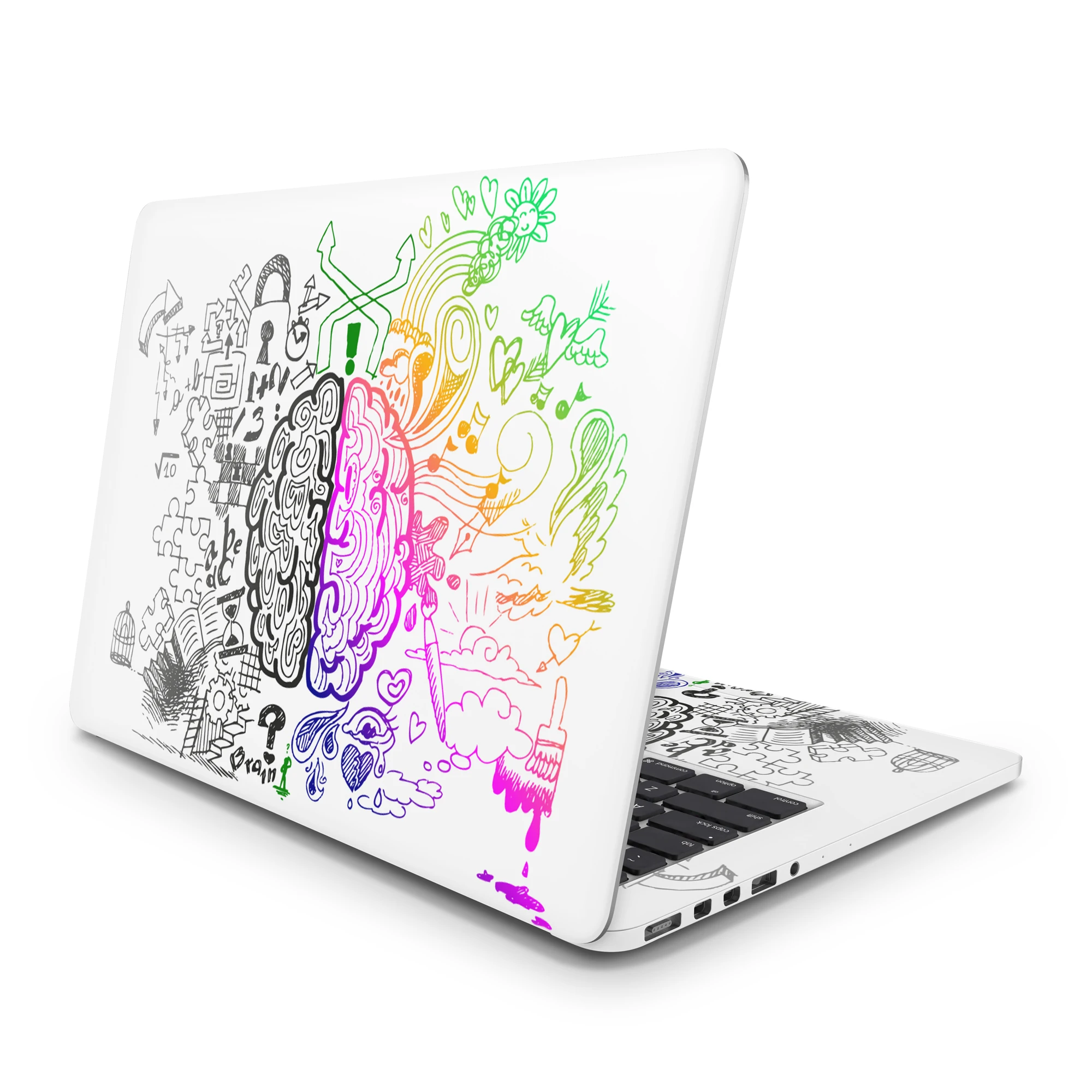 Sticker Master DIY Brain Universal Sticker Laptop Vinyl Sticker Skin Cover For 10 12 13 14 15.4 15.6 16 17 19 