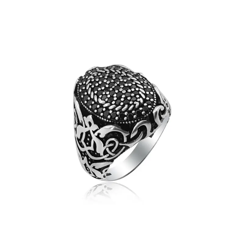 925 Silver Casual Men Rings Traditional Rings for Man