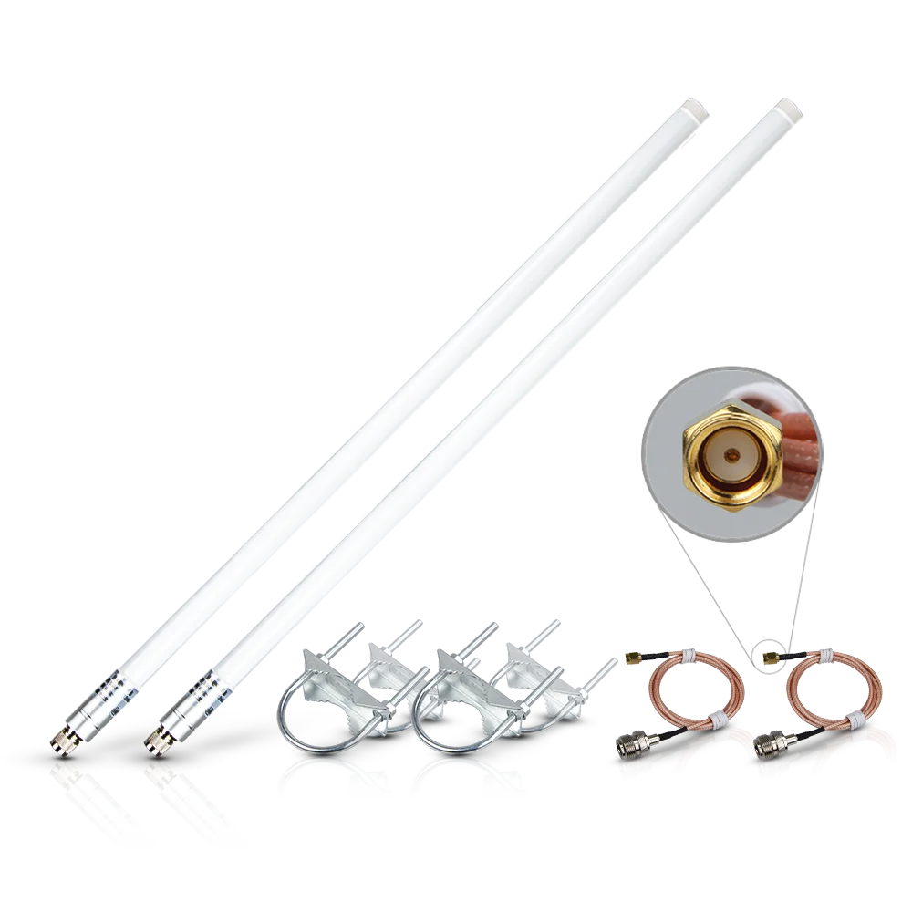 8dBi Fiberglass Antenna Bundle | Antenna for LoRa® + Antenna Magnetic Base | RAKwireless