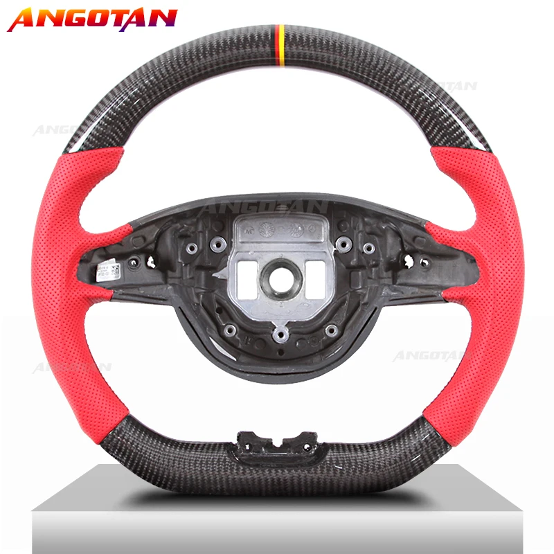 

Carbon Fiber Steering Wheel Fit For Mercedes Benz SL SLC and AMG GLS 2016-2017 w205 w213 w218